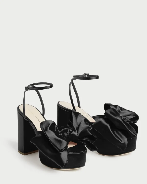 Discount Kiki Satin Platform Sandal FOR THE BRIDE | Heeled Sandals