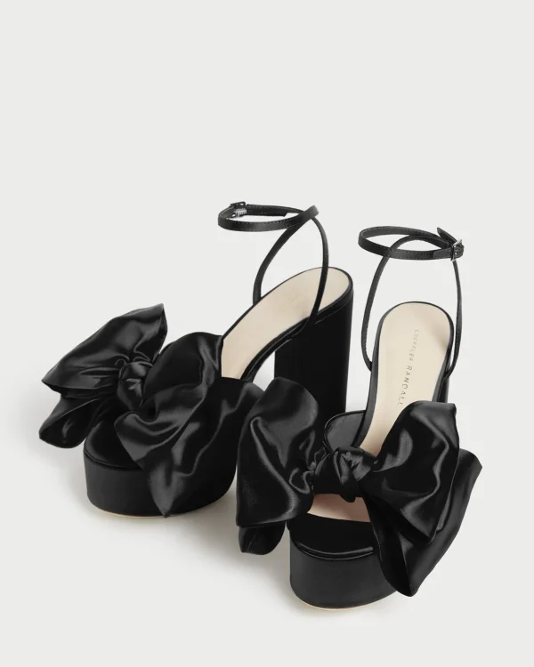 Discount Kiki Satin Platform Sandal FOR THE BRIDE | Heeled Sandals