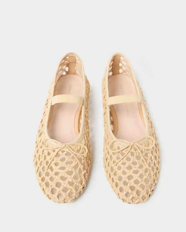 Shop Leonie Natural Crochet Ballet Flat Casual Staples | Vacation Shop