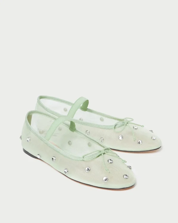 New Leonie /Crystal Ballet Flat FOR THE BRIDE | Event Essentials