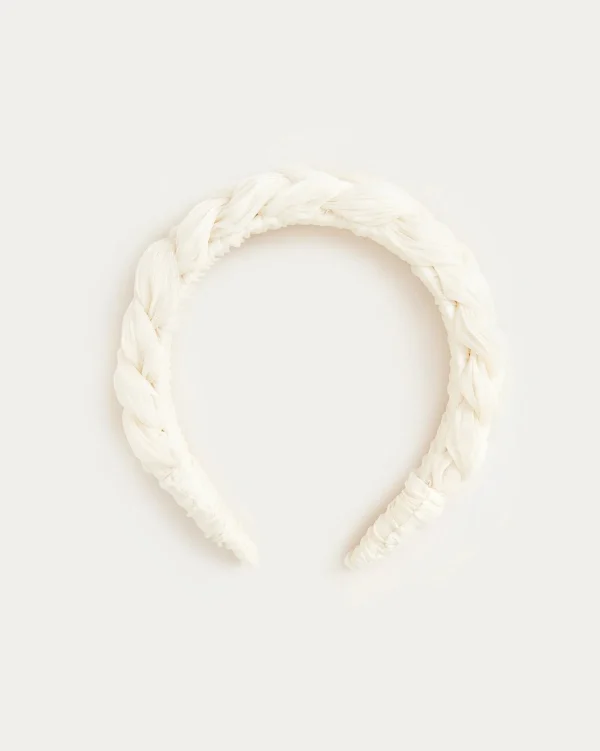 Shop Lilac Pearl Braided Headband FOR THE BRIDE | Accessories