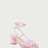 Shop Livvy Pink Moiré Heeled Sandal FOR THE GUESTS | Heeled Sandals
