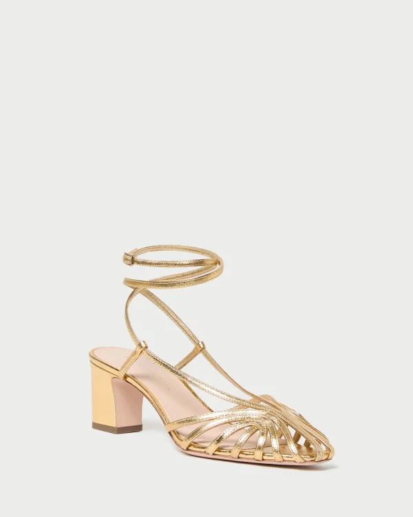 Shop Livvy Pink Moiré Heeled Sandal FOR THE GUESTS | Heeled Sandals