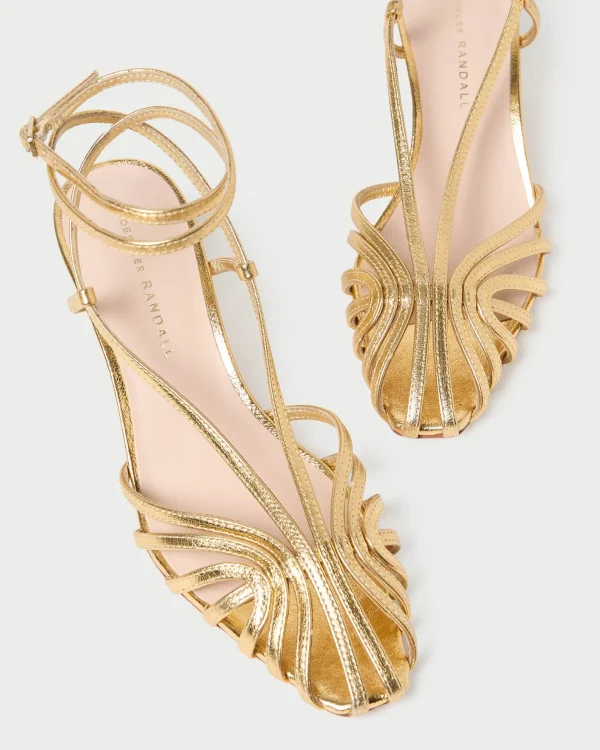 Shop Livvy Pink Moiré Heeled Sandal FOR THE GUESTS | Heeled Sandals