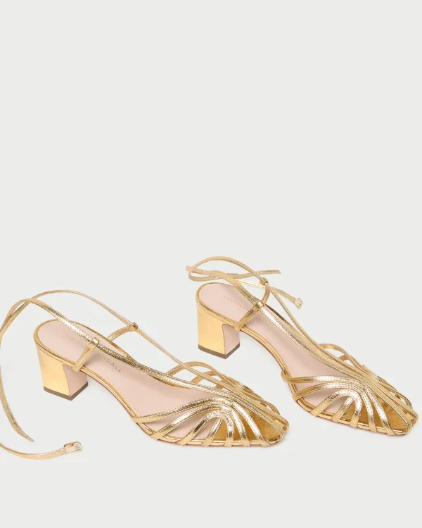 Shop Livvy Pink Moiré Heeled Sandal FOR THE GUESTS | Heeled Sandals