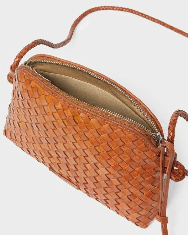 Cheap Mallory Brown Woven Crossbody Casual Staples | Vacation Shop