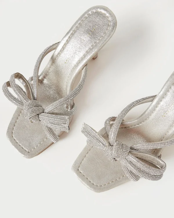 Shop Margi Bow Heel FOR THE BRIDE | Heeled Sandals