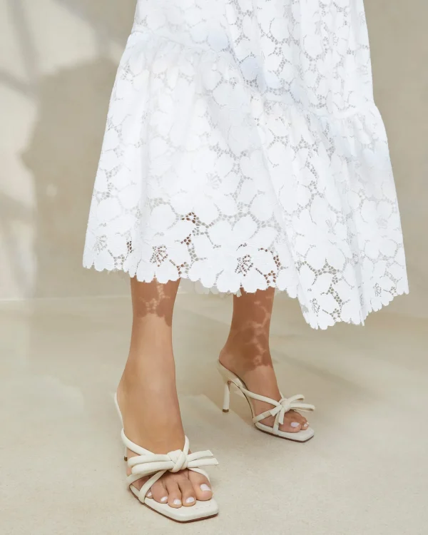 Outlet Margi Bow Heel FOR THE BRIDE | Heeled Sandals
