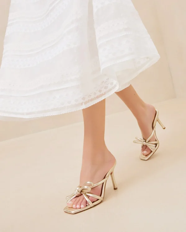 Outlet Margi Bow Heel FOR THE BRIDE | Heeled Sandals