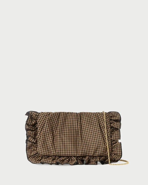 Outlet Mavis Raffia Ruffle Clutch FOR THE GUESTS | FOR THE BRIDE