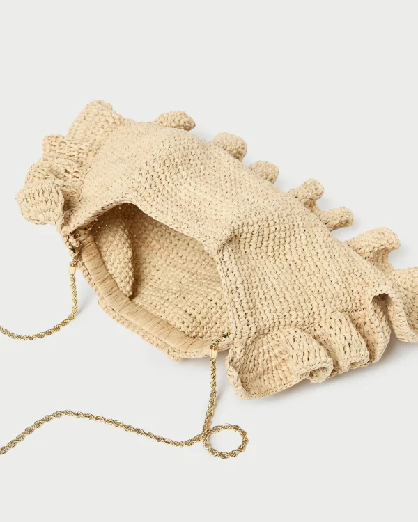 Online Mavis Moiré Ruffle Clutch Event Essentials | Vacation Shop