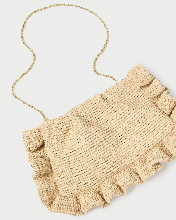 Online Mavis Moiré Ruffle Clutch Event Essentials | Vacation Shop