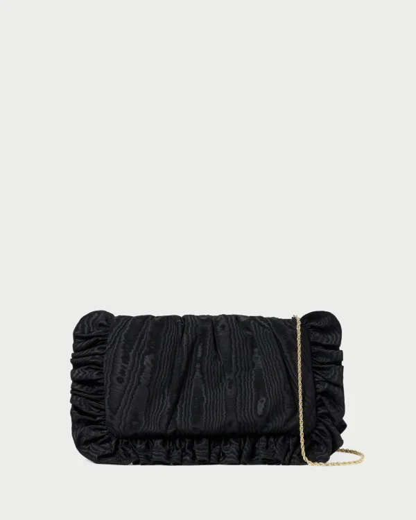Online Mavis Moiré Ruffle Clutch Event Essentials | Vacation Shop