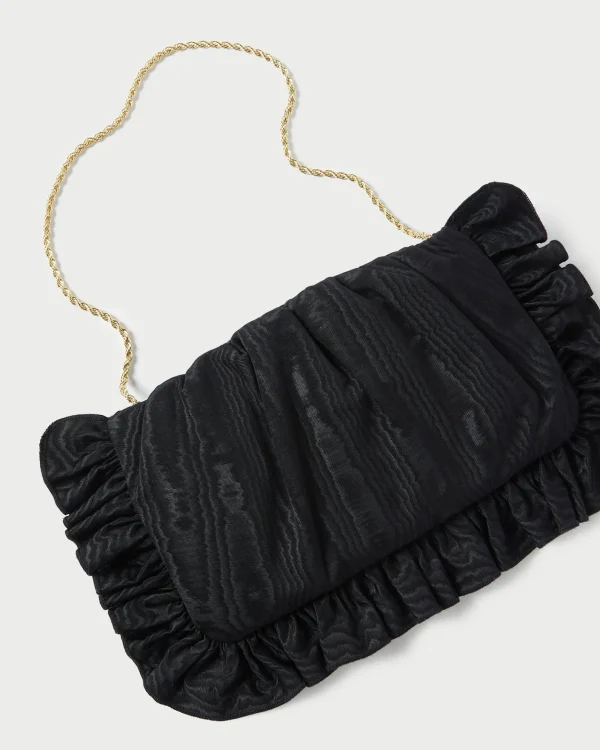 Online Mavis Moiré Ruffle Clutch Event Essentials | Vacation Shop