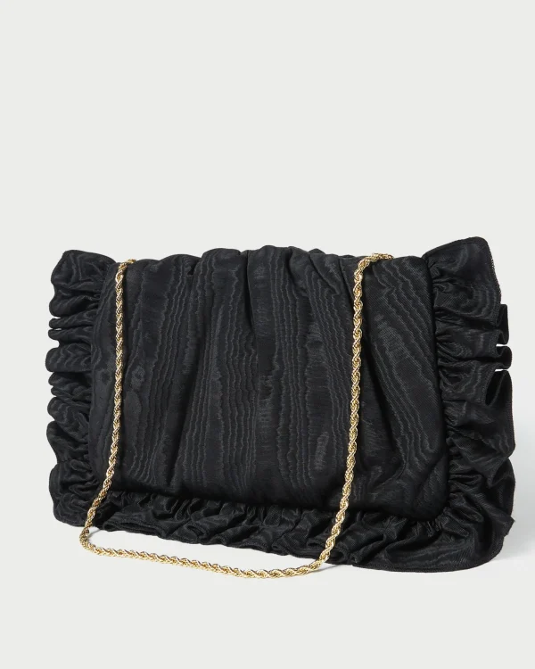 Online Mavis Moiré Ruffle Clutch Event Essentials | Vacation Shop