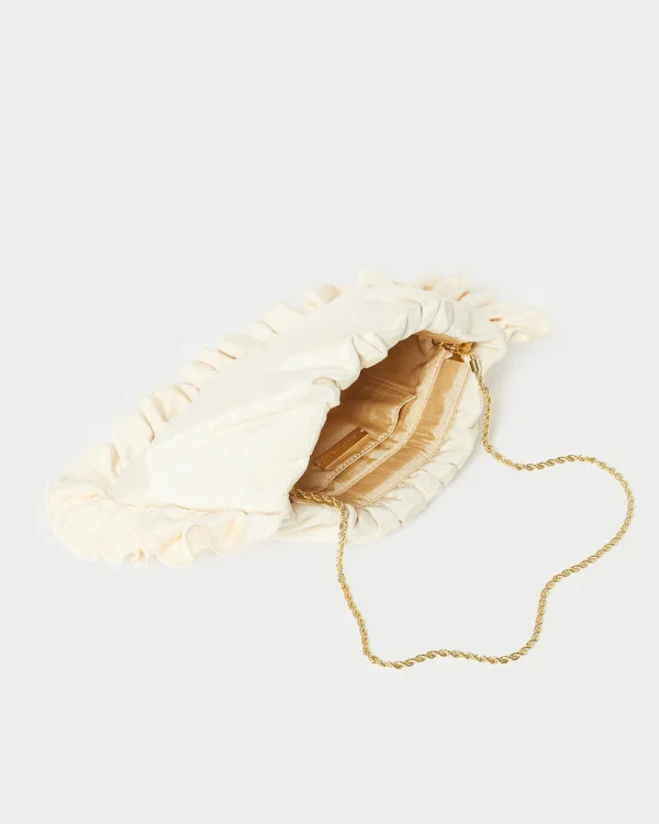Online Mavis Moiré Ruffle Clutch Event Essentials | Vacation Shop