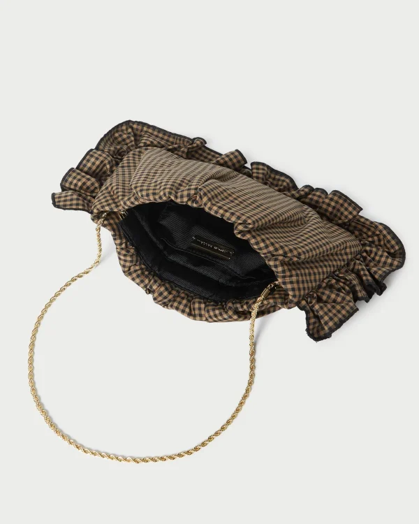 Online Mavis Moiré Ruffle Clutch Event Essentials | Vacation Shop