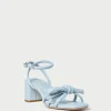 Best Sale Mikel Bow Mid-Heel Sandal SOMETHING BLUE | FOR THE GUESTS
