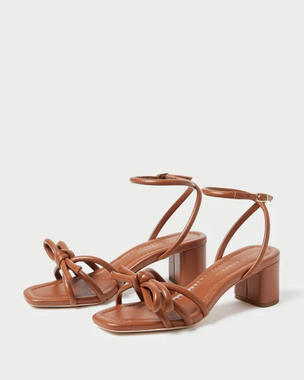 Best Sale Mikel Bow Mid-Heel Sandal SOMETHING BLUE | FOR THE GUESTS