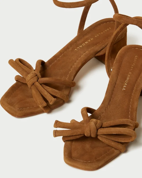 Best Sale Mikel Bow Mid-Heel Sandal SOMETHING BLUE | FOR THE GUESTS