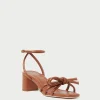 Clearance Mikel Bow Mid-Heel Sandal FOR THE BRIDE | Casual Staples