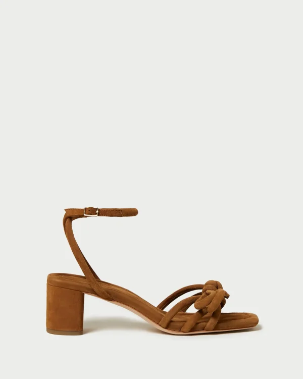 Online Mikel Bow Mid-Heel Sandal SOMETHING BLUE | FOR THE BRIDE
