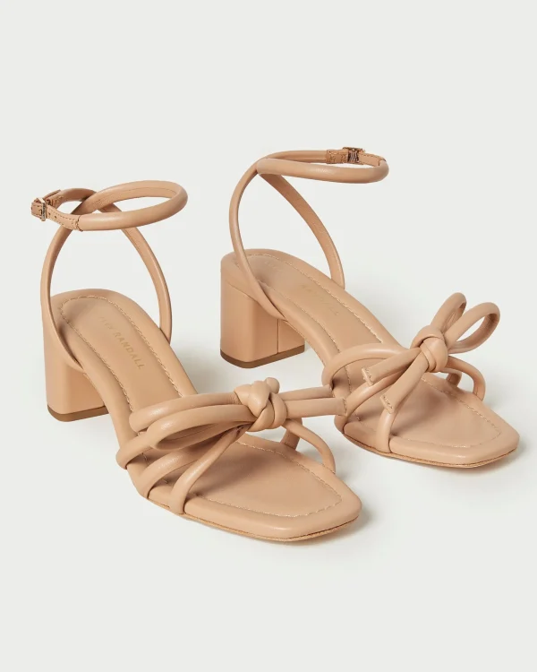 Online Mikel Bow Mid-Heel Sandal SOMETHING BLUE | FOR THE BRIDE