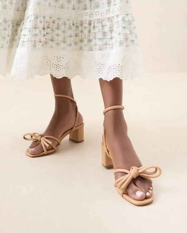 Online Mikel Bow Mid-Heel Sandal SOMETHING BLUE | FOR THE BRIDE