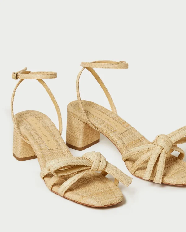 Online Mikel Bow Mid-Heel Sandal SOMETHING BLUE | FOR THE BRIDE