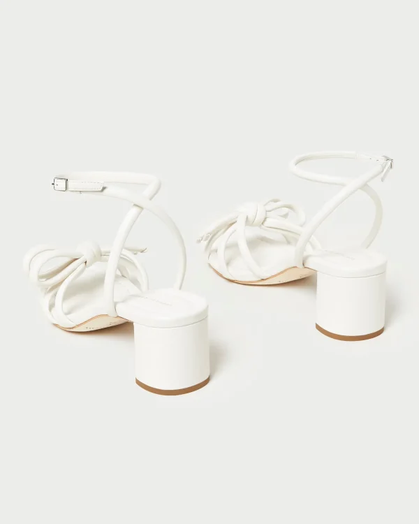 Online Mikel Bow Mid-Heel Sandal SOMETHING BLUE | FOR THE BRIDE