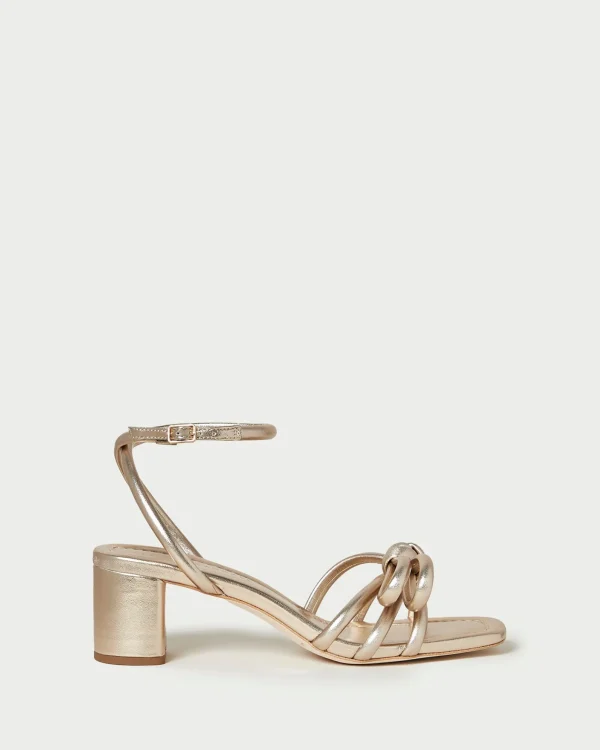 Online Mikel Bow Mid-Heel Sandal SOMETHING BLUE | FOR THE BRIDE