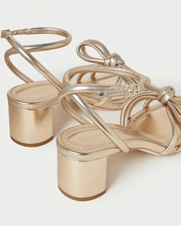 Online Mikel Bow Mid-Heel Sandal SOMETHING BLUE | FOR THE BRIDE
