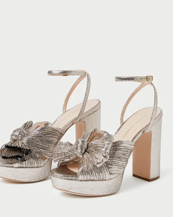 Sale Natalia Platform Bow Heel FOR THE BRIDE | Heeled Sandals