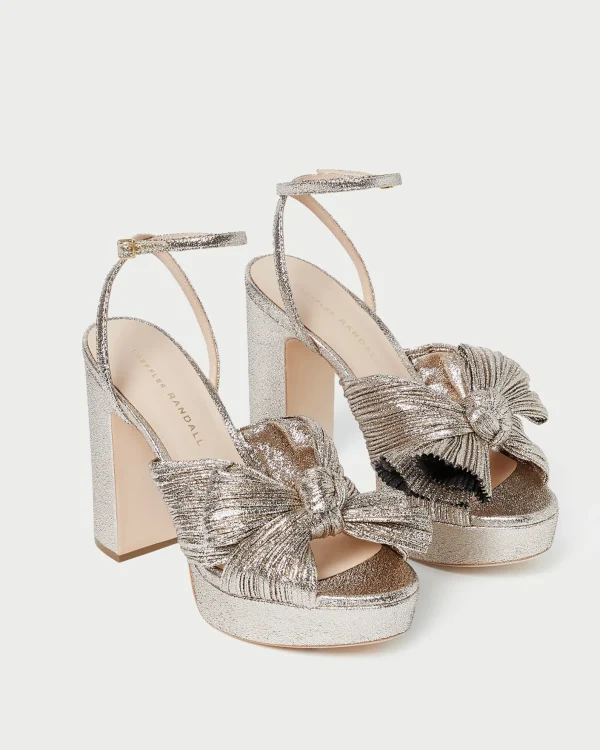 Sale Natalia Platform Bow Heel FOR THE BRIDE | Heeled Sandals