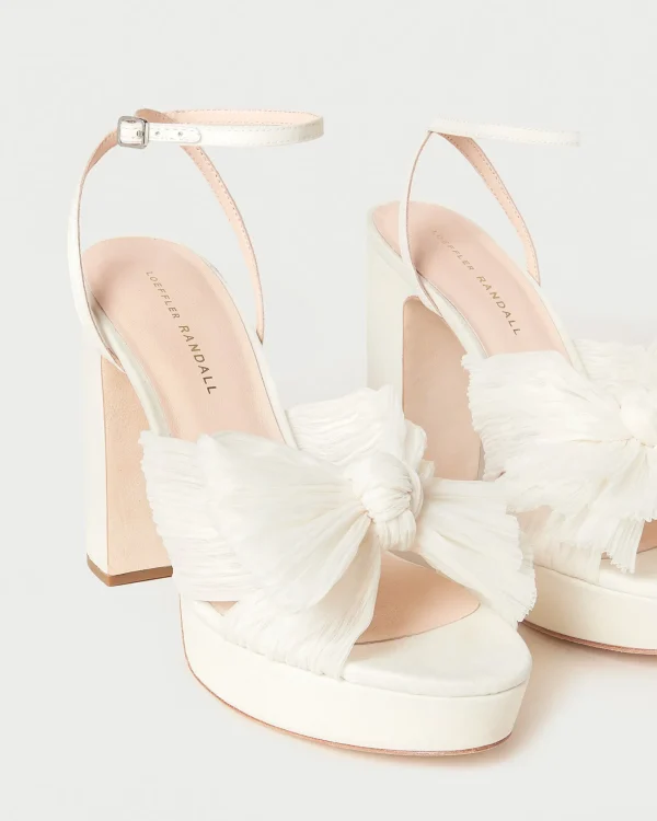 Sale Natalia Platform Bow Heel FOR THE BRIDE | Heeled Sandals