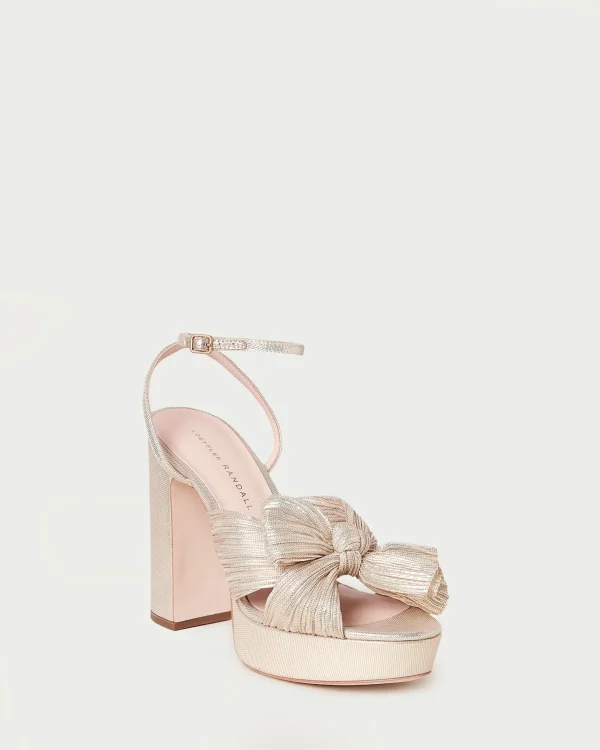 Sale Natalia Platform Bow Heel FOR THE BRIDE | Heeled Sandals