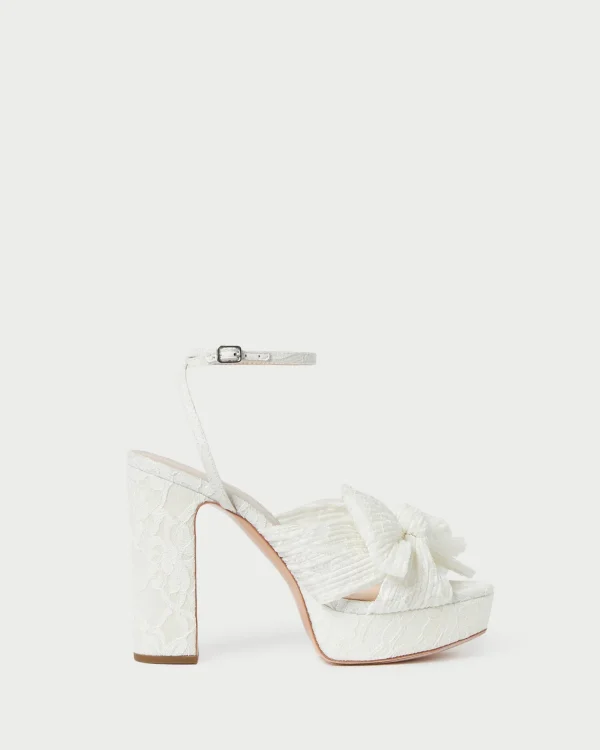 Sale Natalia Platform Bow Heel FOR THE BRIDE | Heeled Sandals