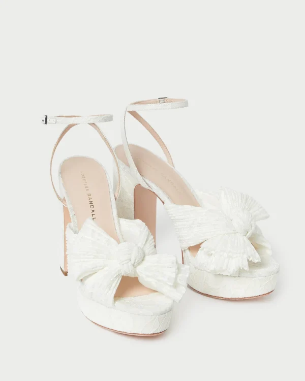 Sale Natalia Platform Bow Heel FOR THE BRIDE | Heeled Sandals