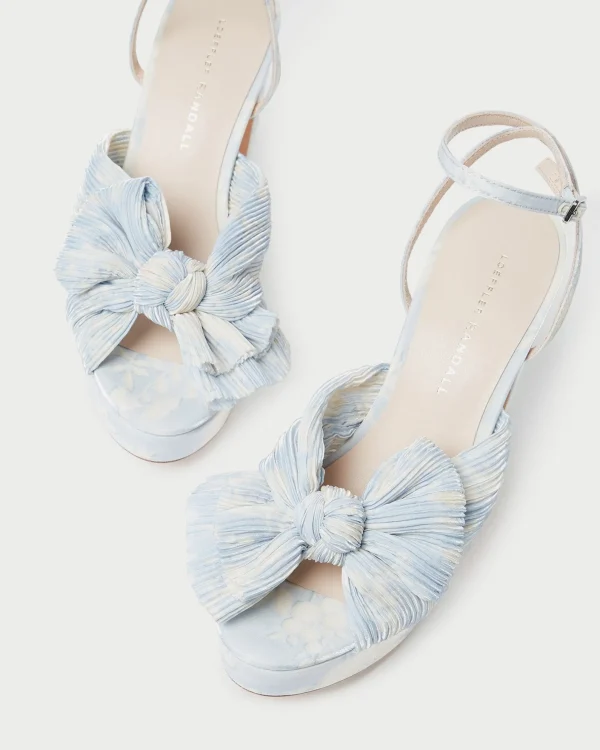 Sale Natalia Platform Bow Heel FOR THE BRIDE | Heeled Sandals