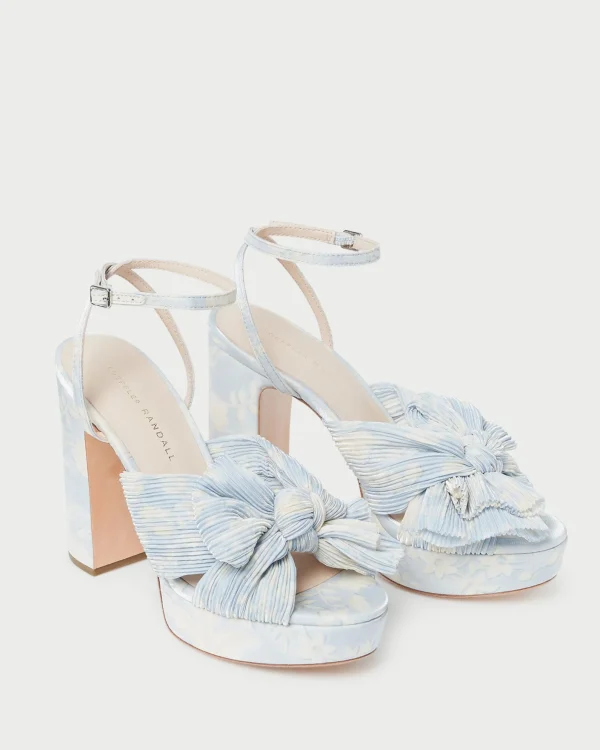 Sale Natalia Platform Bow Heel FOR THE BRIDE | Heeled Sandals