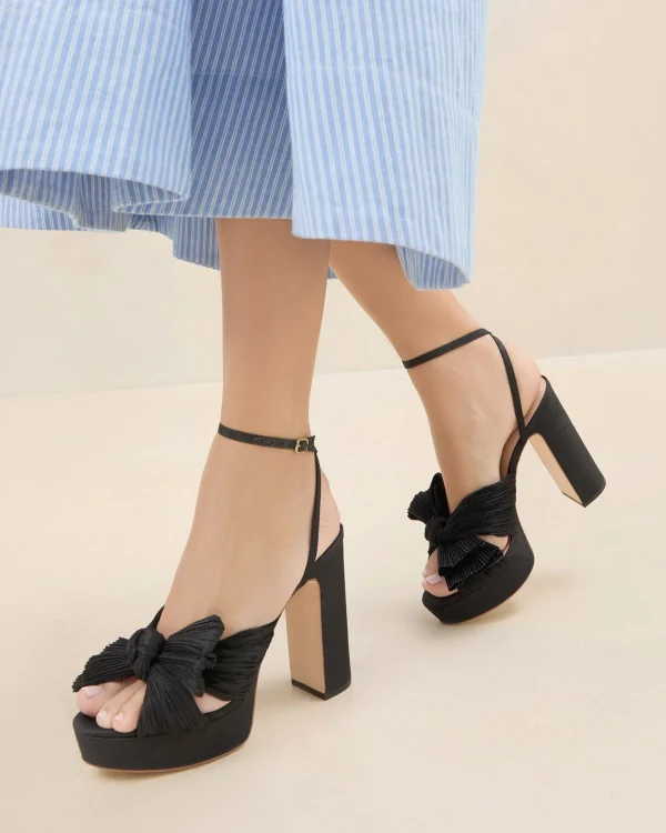 Sale Natalia Platform Bow Heel FOR THE BRIDE | Heeled Sandals