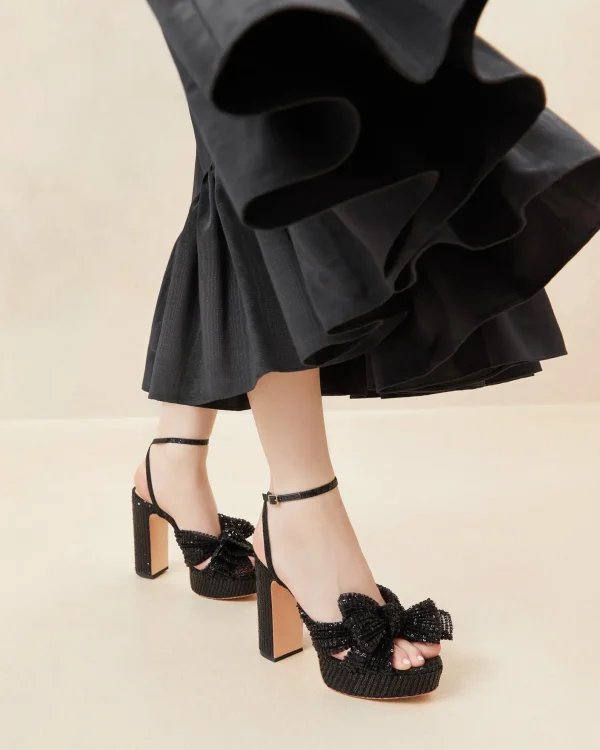 Sale Natalia Platform Bow Heel FOR THE BRIDE | Heeled Sandals