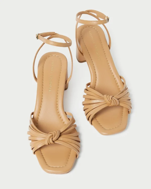 Shop Olivia Knot Mid-Heel Sandal FOR THE BRIDE | Event Essentials