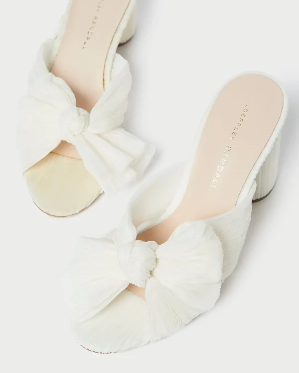 Best Sale Penny Pleated Bow Heel FOR THE BRIDE | Event Essentials