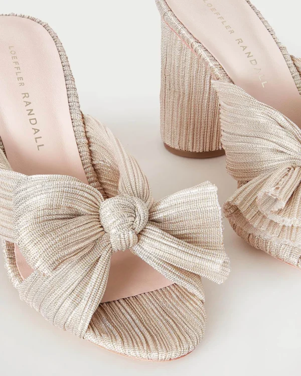 Best Sale Penny Pleated Bow Heel FOR THE BRIDE | Event Essentials
