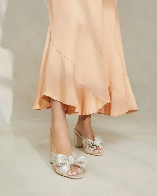 Best Sale Penny Pleated Bow Heel FOR THE BRIDE | Event Essentials