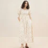 Cheap Quinn Pink Floral Cinched Dress Casual Staples | Event Essentials
