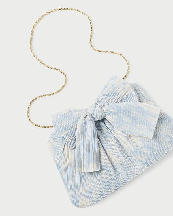 Best Sale Rayne Bow Clutch SOMETHING BLUE | FOR THE BRIDE