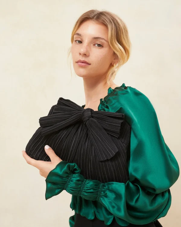 Best Sale Rayne Bow Clutch SOMETHING BLUE | FOR THE BRIDE