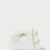 Store Rayne White Lace Bow Clutch FOR THE BRIDE | Clutches